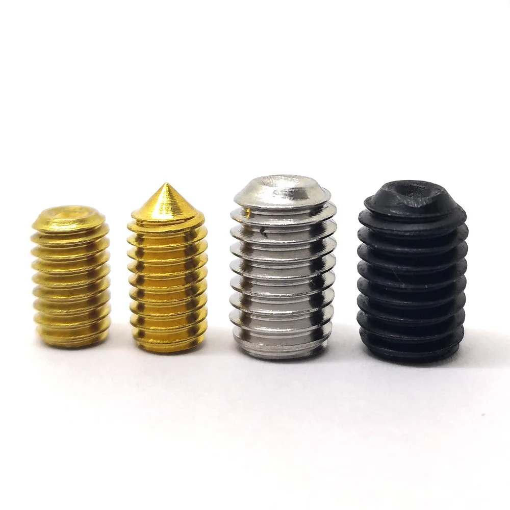6061 Set Screw Aluminum Alloy Screw Inch American Full Series Of Slotted Bolt Directly Supplied Tin plated Grub Screw
