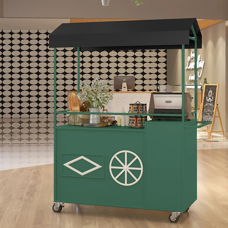 Multi-functional Beverage Drink Vendor Mobile Juice Kiosk Pizza Vending Donut Fruit Carts for Sale