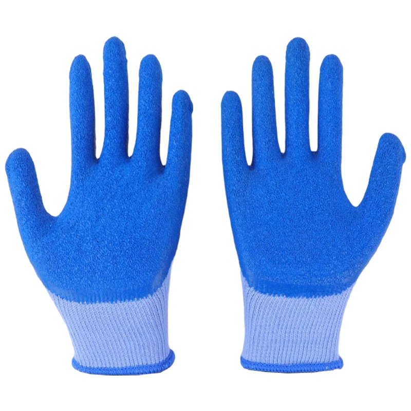 Quality Assured Multiple Colors Building Construction Latex Coated Gloves