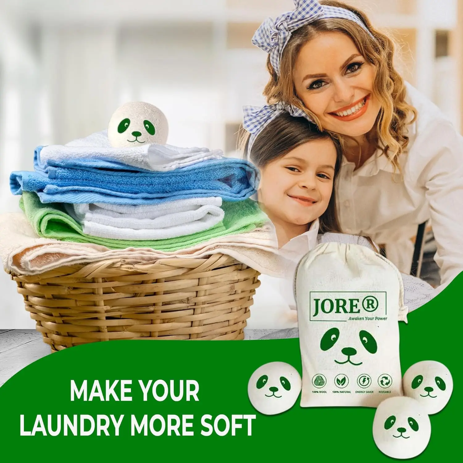 arrivals 2024 FBA top seller trending New zealand wool products xl 7cm wool Dryer Balls 6 pack cotton bag factory wholesale