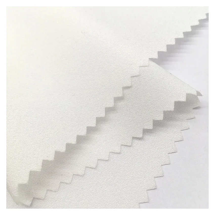 Soft high quality 100% polyester ITY crepe de chine fabrics  for garment