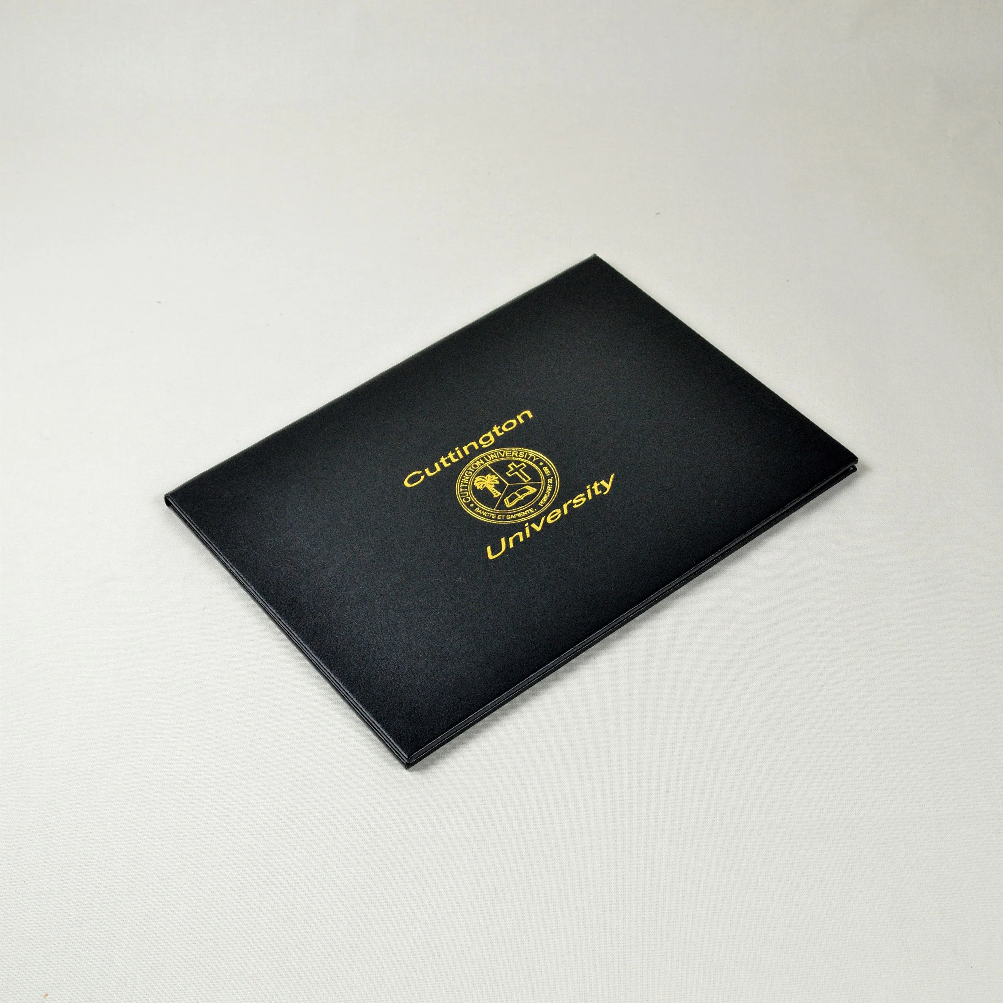 2019 factory OEM leather cover wholesale diploma/certificate holder for graduation