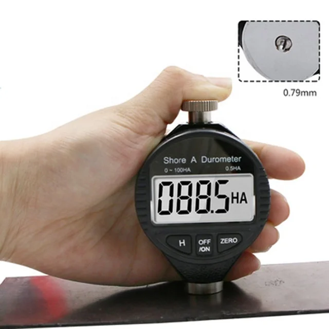 Digital display hardness tester plastic rubber silicone tire A / C / D hardness tester