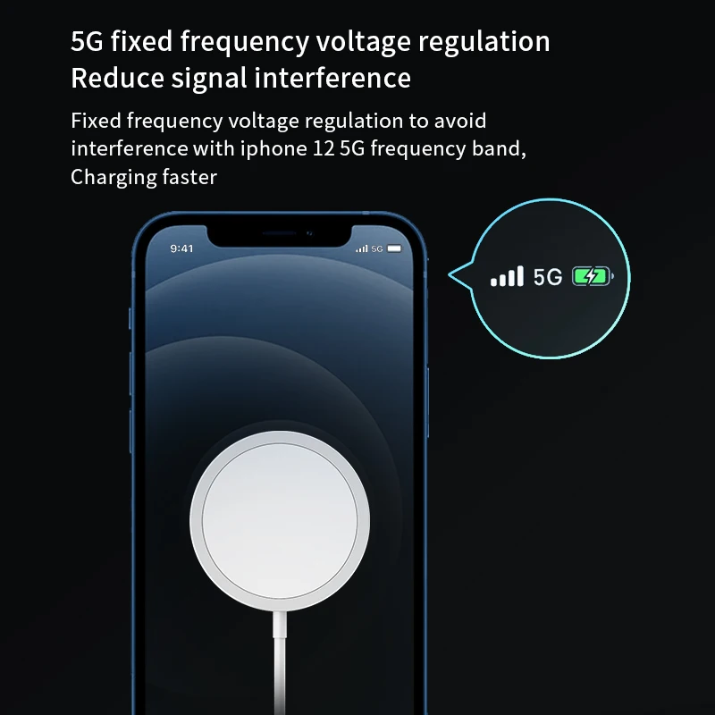 Магнитное Беспроводное зарядное устройство Tofast Mag ga для Samsung