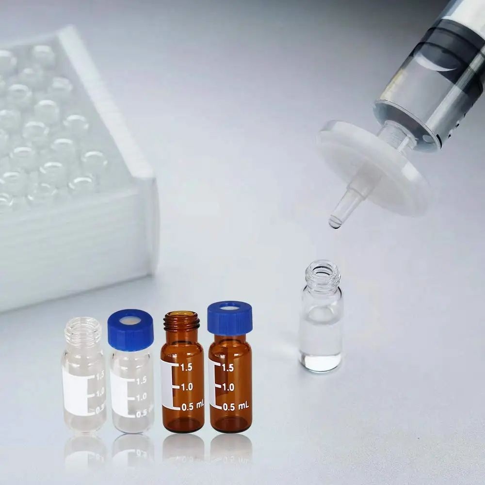 Disposable Lab Use 0.22um/0.45um Hydrophilic PTFE Syringe Driven Filters with infusion set