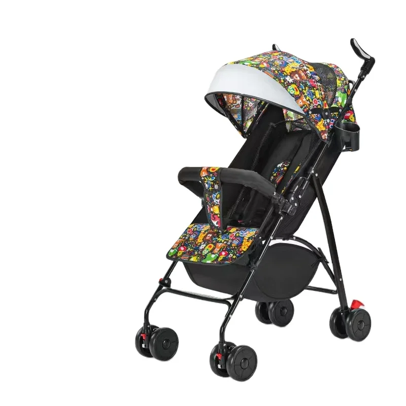 Wholesale Cheap Foldable Baby Pram kids Stroller Light weight Carriage Folding Travel 2 in Portable Baby stroller 2022 Buggy