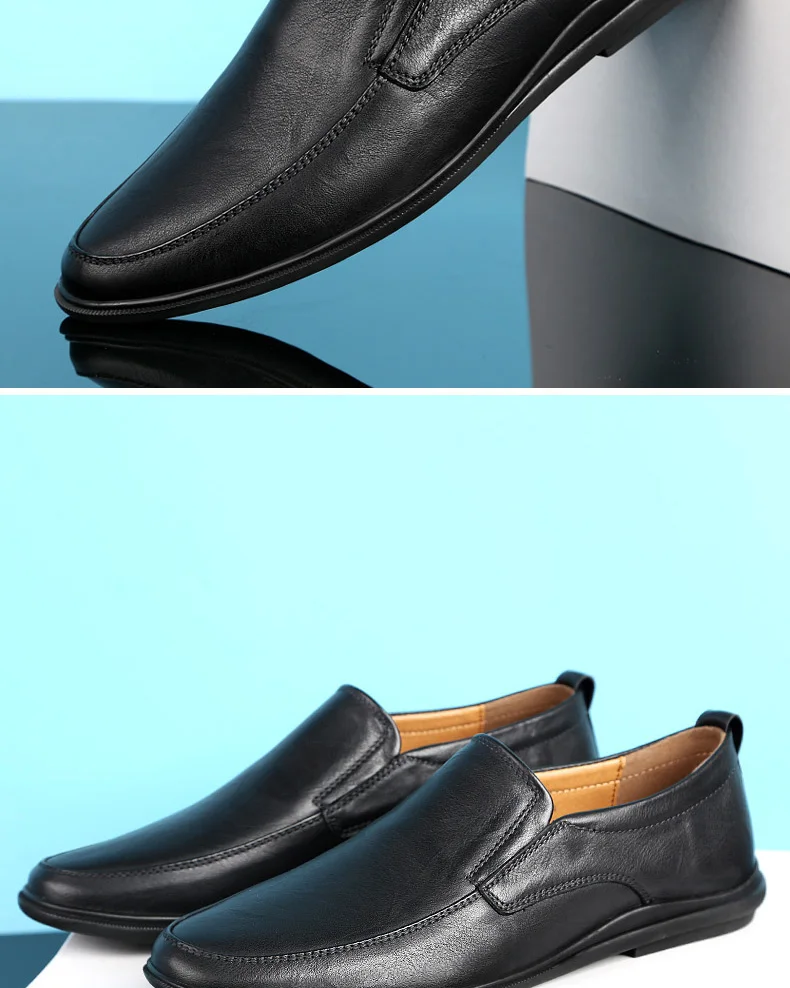 healthy business casual shoes for men in real napa cowhide leather