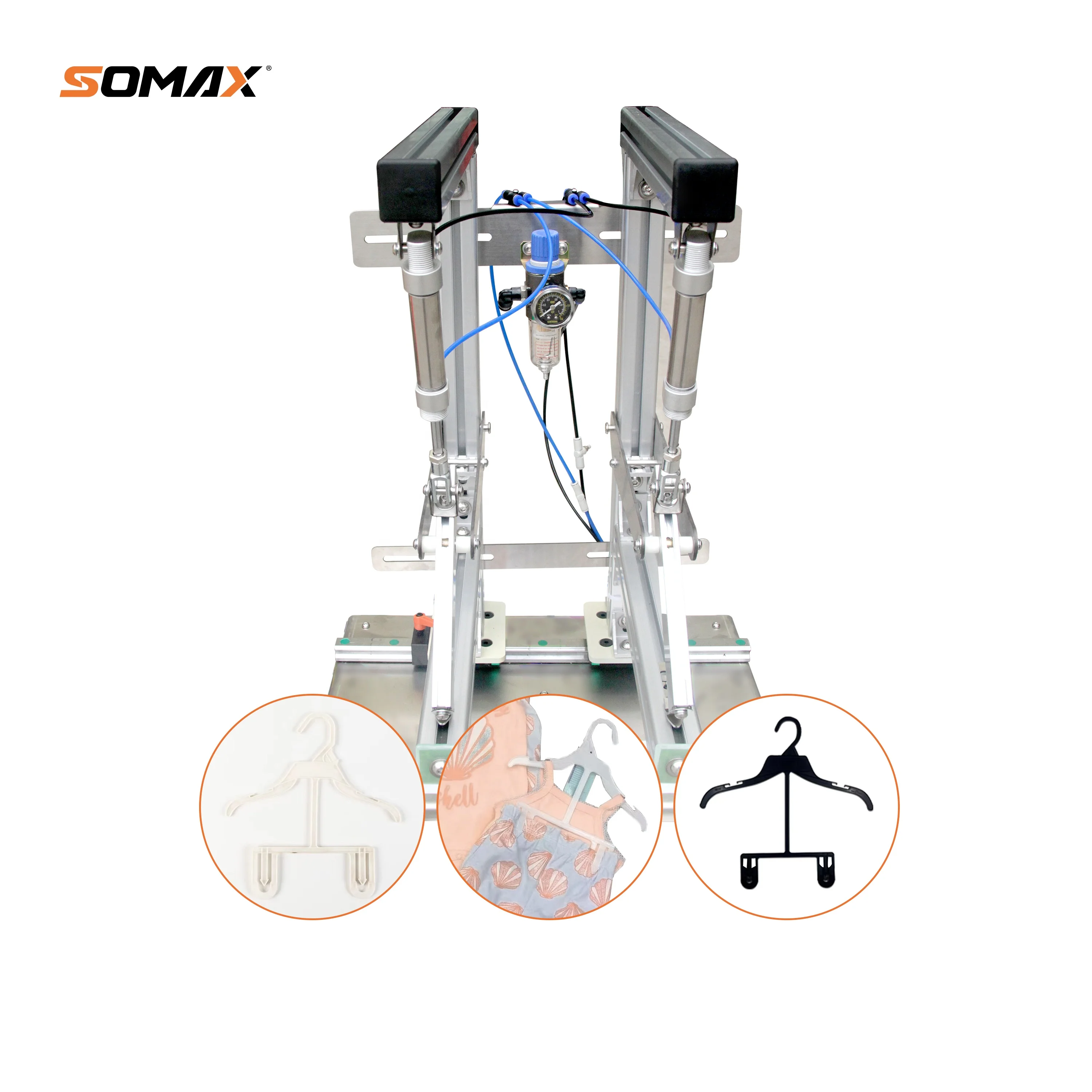 SOMAX SM-22D Best Sales Easy Operation Automatic Clothespin Hooked Machine Garment Factory Clothes Hangers Machine