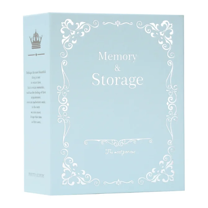 Lerp&Wholesale 100 Pockets baby wedding Photo Album 6 Inch 2 Color Paperboard Photo Album 4x6