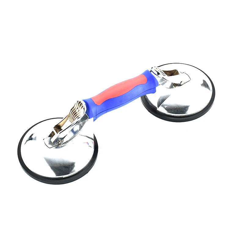 German Style Aluminum Buckle Suction Cup Powerful Two-claw Glass Suction Cup Tile Floor Suction Cuo