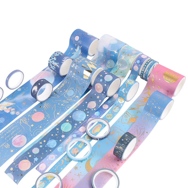 Custom Make Perforated Foil Printed Washi sticker Tape DIY Craft  washi tape, Mermaid tail glitter washi tape