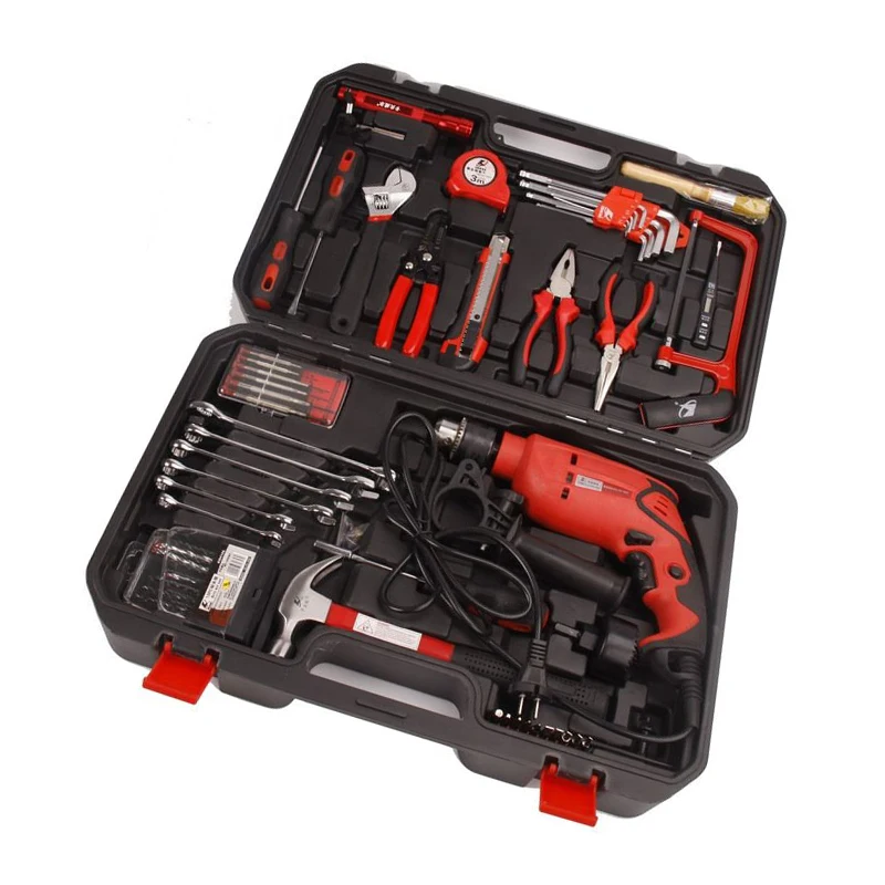 64pcs power electrical tools for home repair household use toolkit hand tool home equipment