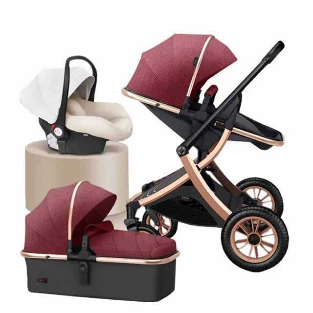 Customized child baby prams strollers folding frame aluminum baby stroller for new born