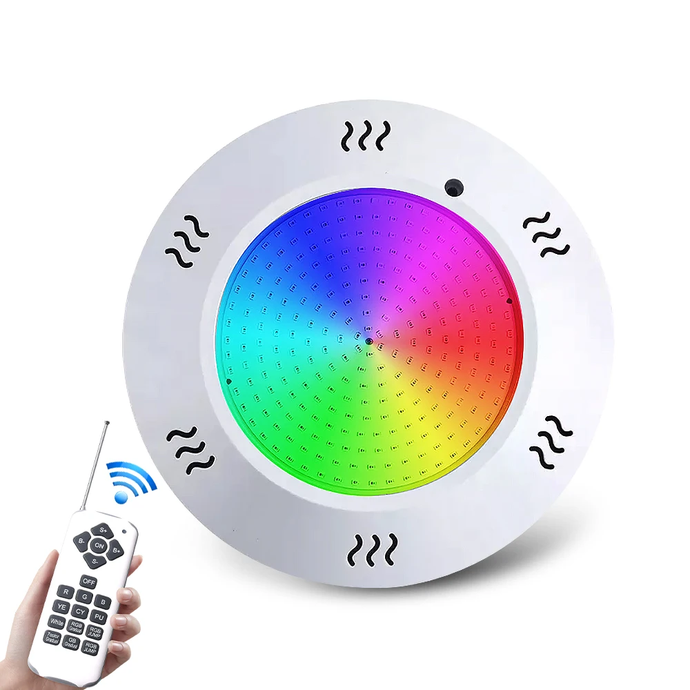 Tadpole Pool Lamp 12V Wall Mounted Color Changing Abs Resin Filled Ip68 Waterproof Rgb Underwater Swim Led Pool Lighting