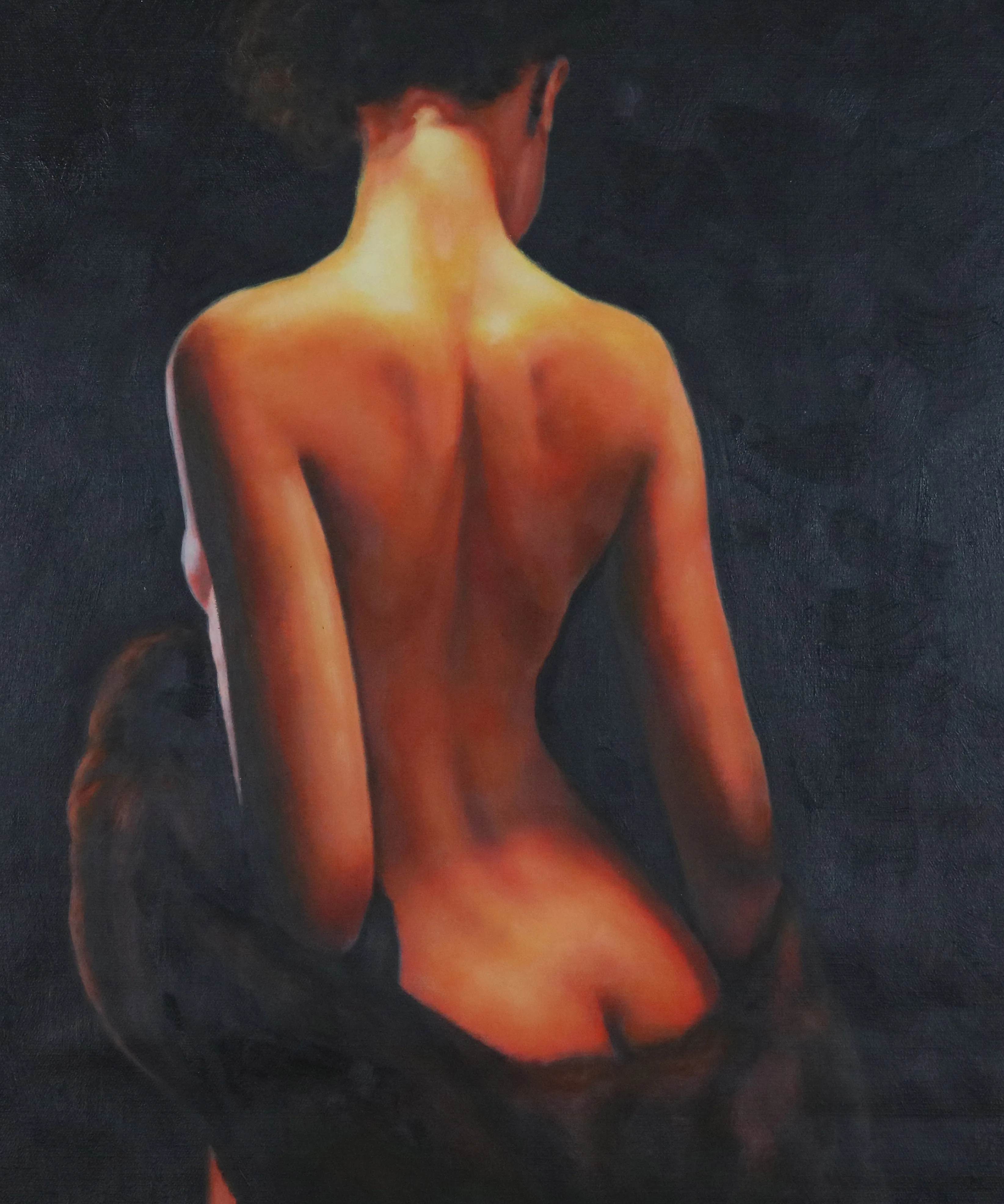 Wall art classical sexy girl portrait hand-painted nude oil painting customizable living room corridor decoration painting