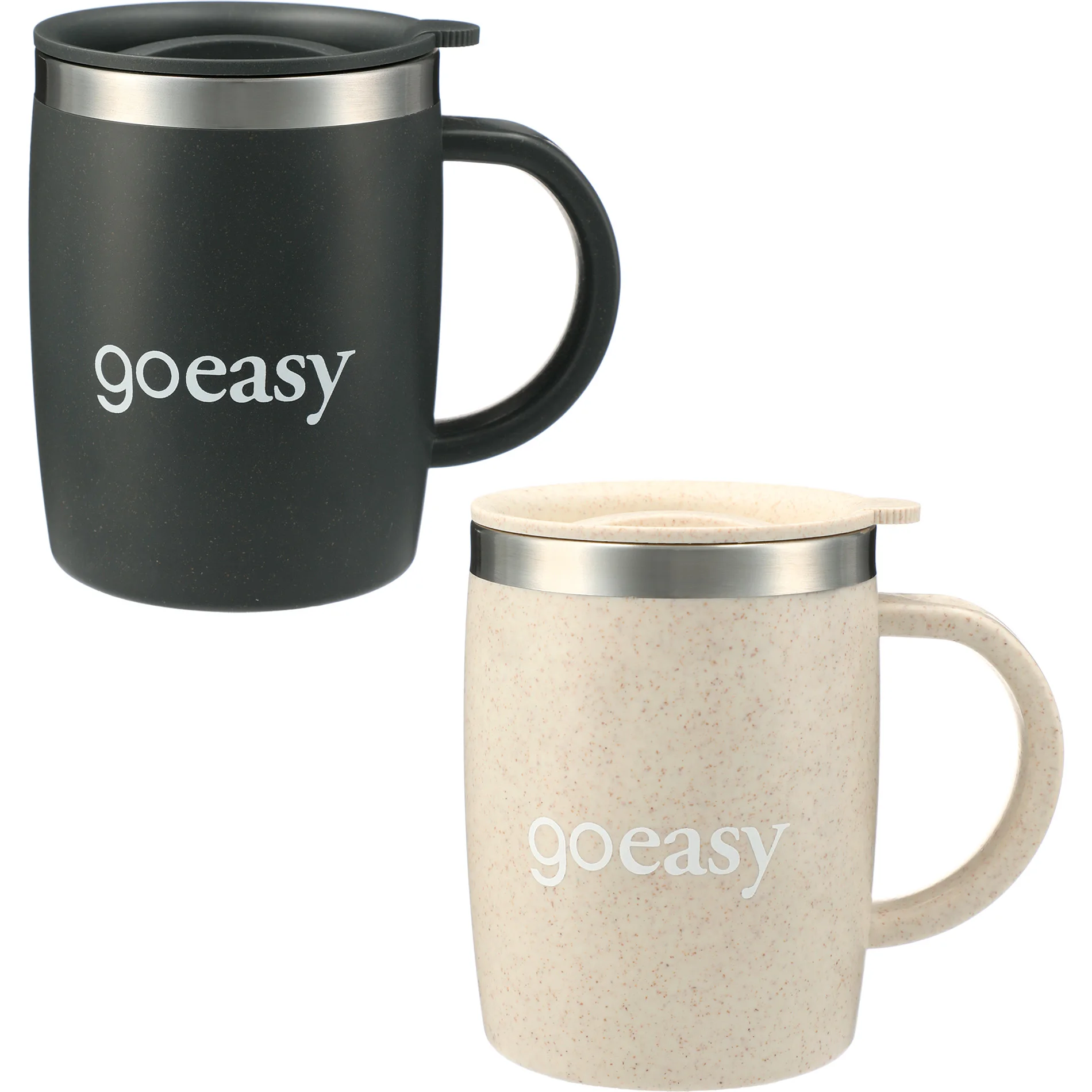 Wheat Straw 14oz Mug w/ Stainless Liner comes with your logo