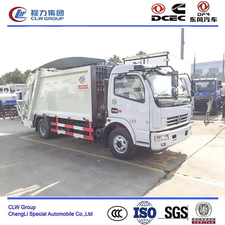 Dongfeng 6 m3 грузовик для уплотнения мусора