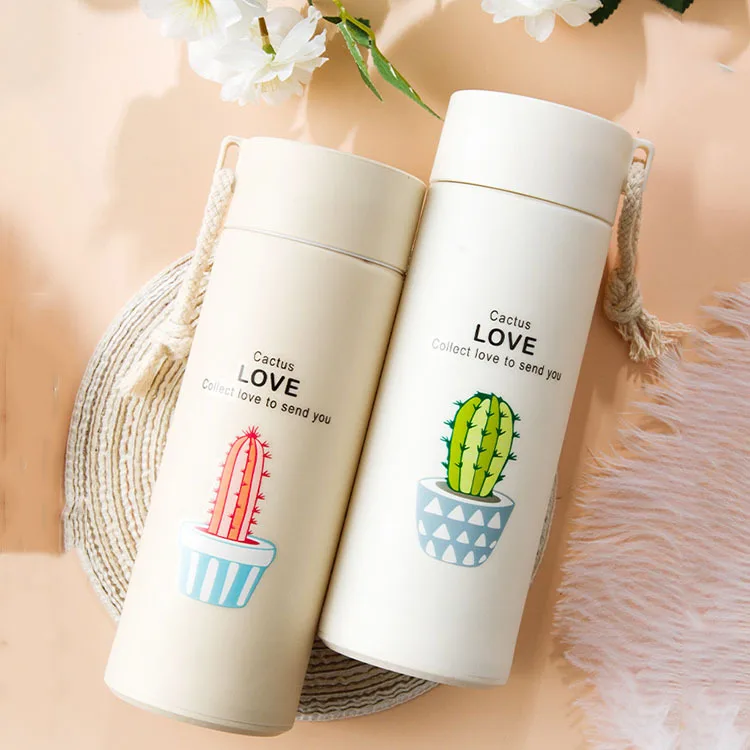 Оптовая продажа дешевая двухслойная стеклянная бутылка для воды 400 мл с веревкой и логотипом на заказ портативная рекламная чашка Подарочная принтом