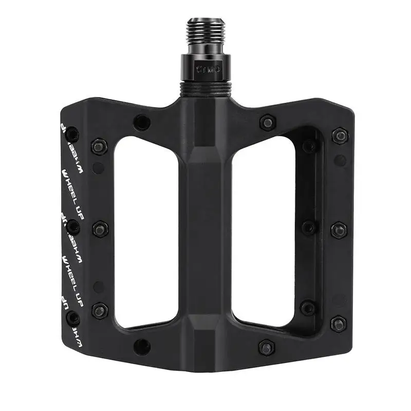 
WHEEL UP MTB Mountain Bike Pedal High Quality Nylon Fiber Closed 2 Bearing Non-slip Bicycle Pedals Fixed Gear Bike Pedal 