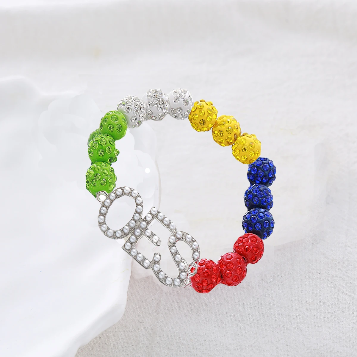 Mason Social Members Gifts Letters Order The Eastern Star Symbol OES Bracelets Jewelry