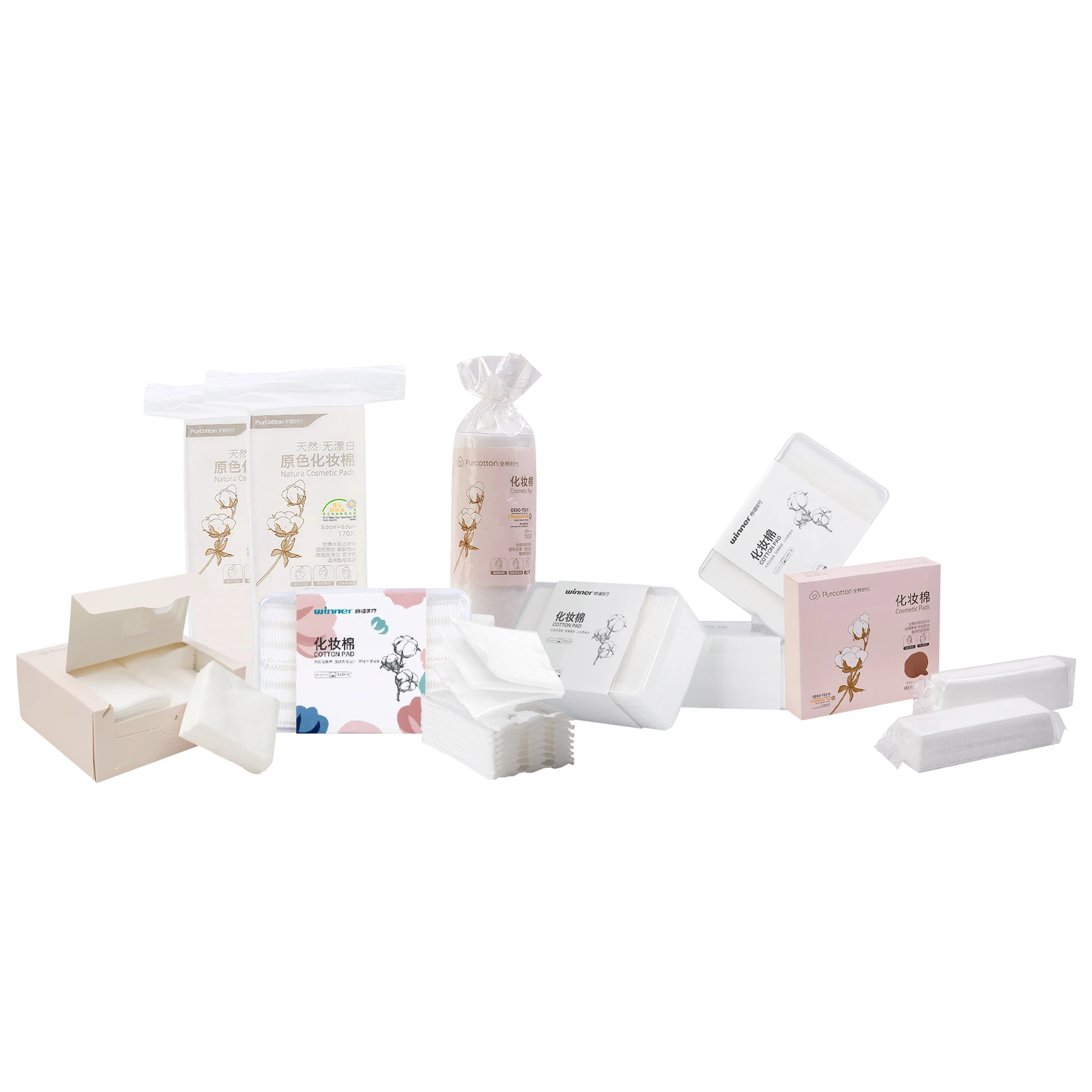 Factory Custom Winner Gentle Effective Calming Facial Make-up Cleansing Wipes 25pcs Ladies Face Wet Wipe Cleaning Organic Makeup