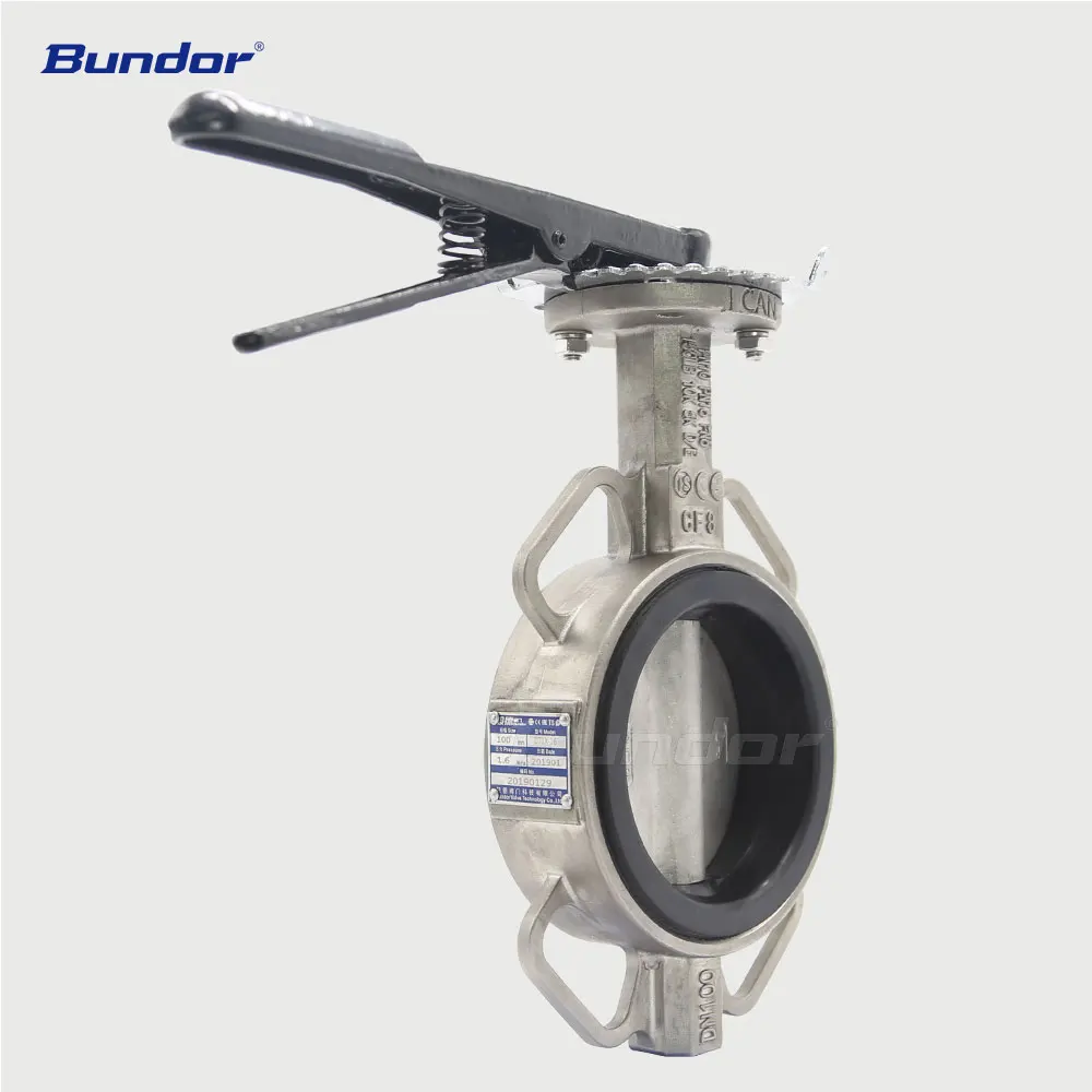 Кран-бабочка Bundor centerline, класс 150 bf, клапан awwa clamp, клапан-бабочка