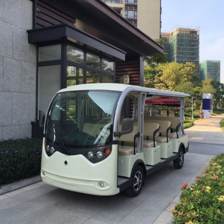 
High-efficiency electric car 14-seater 72V/7.5KW battery-powered sightseeing classic car 