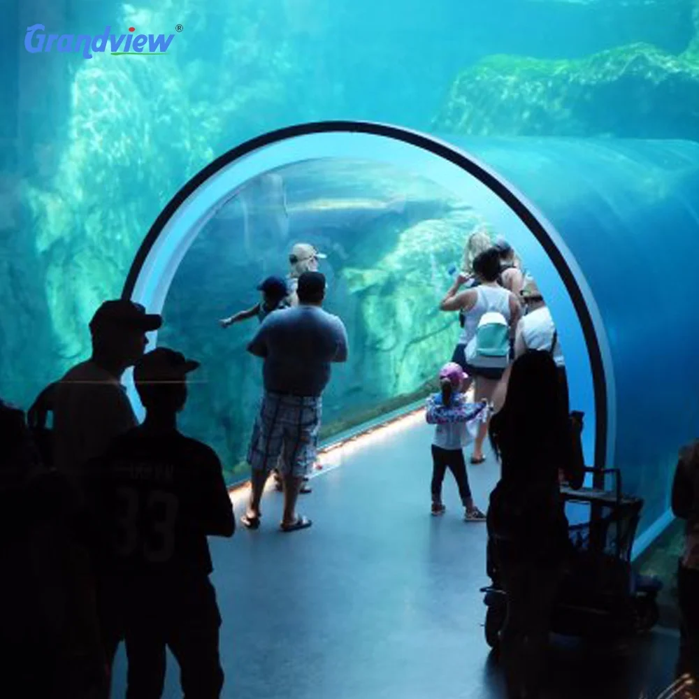 Grandview Large Acrylic Aquarium Fish Tank underwater Tunnel
