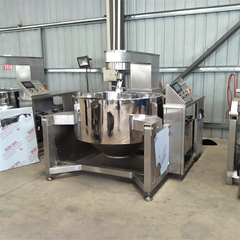 Коммерческий Электрический жаккардовый чайник с мешалкой для розового соуса