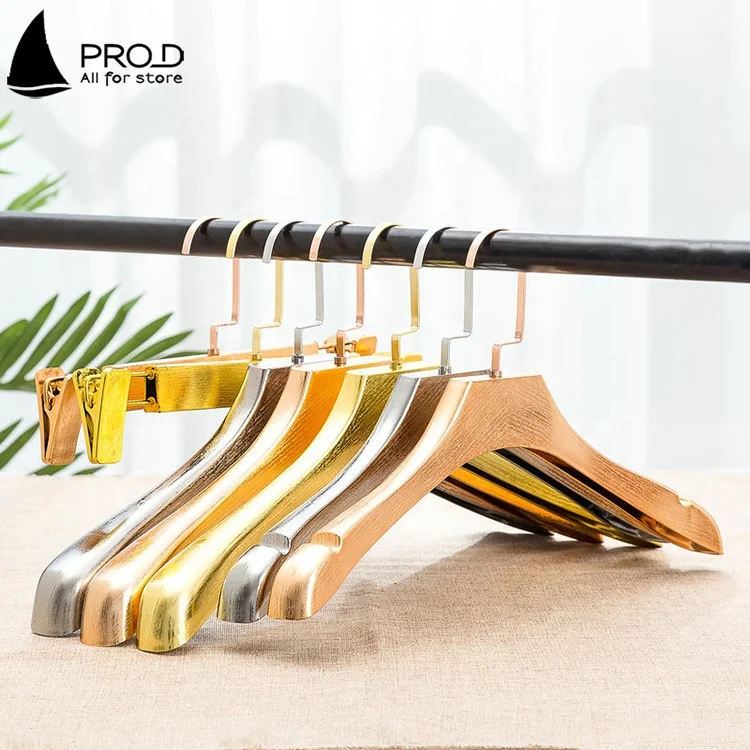 Shopping Mall Adult Plastic Golden Trousers Skirt Pant Hanger Luxury