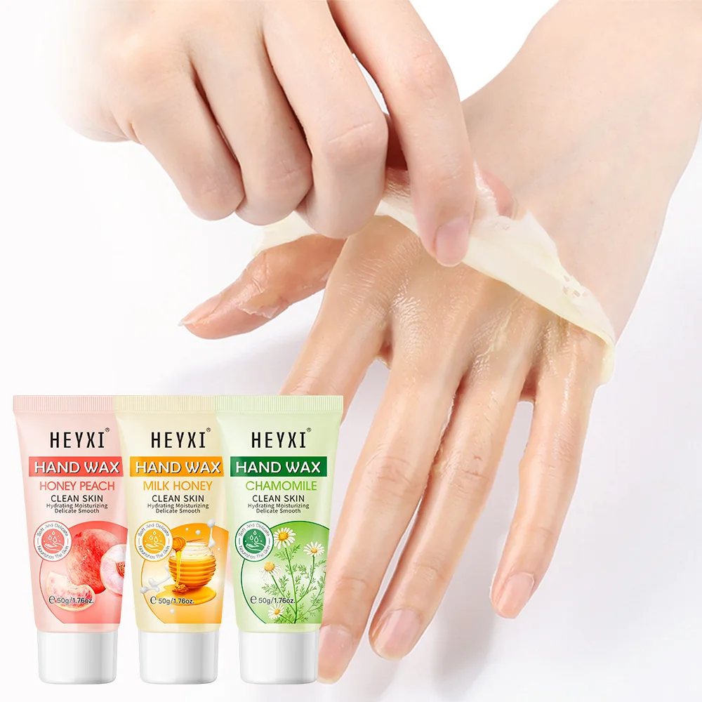 New HEYXI gentle and safe formula cleanses the skin improves roughness replenishes moisture Fruit flavored peel-off handle wax