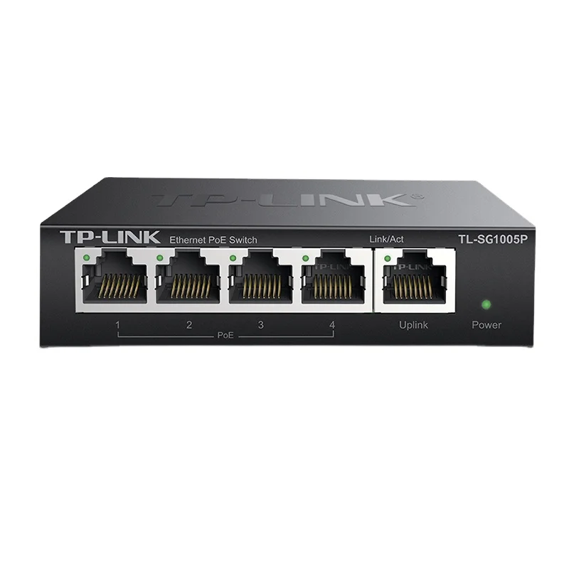 TP-LINK TL-SG1005P 5-портовый гигабитный PoE настольный коммутатор с 4 портами 65 Вт бюджет Plug and Play tp-кольцо