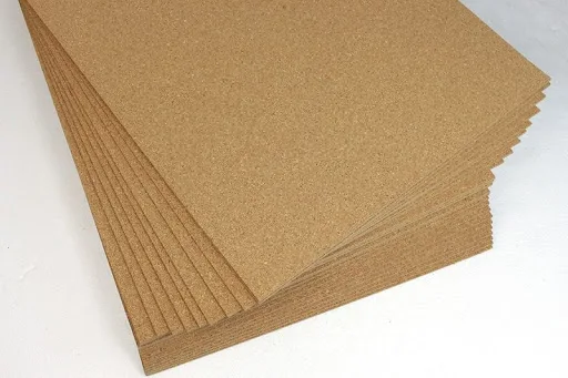 Silent cork sheets for underlay for floor soundproofing