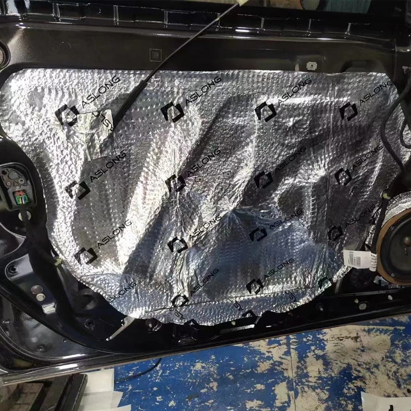 Aslong Car Sound Deadener Butyl Rubber Damping Mat Butyl Rubber Shock Absorption Pad Butyl Rubber Shock Absorption Pad