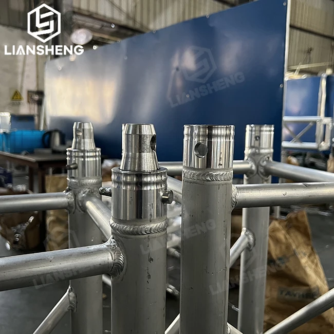 Aluminum Alloy Light Weight Strong Heavy Duty 290*290MM 400*400MM Spigot Truss Stage System Truss Displays