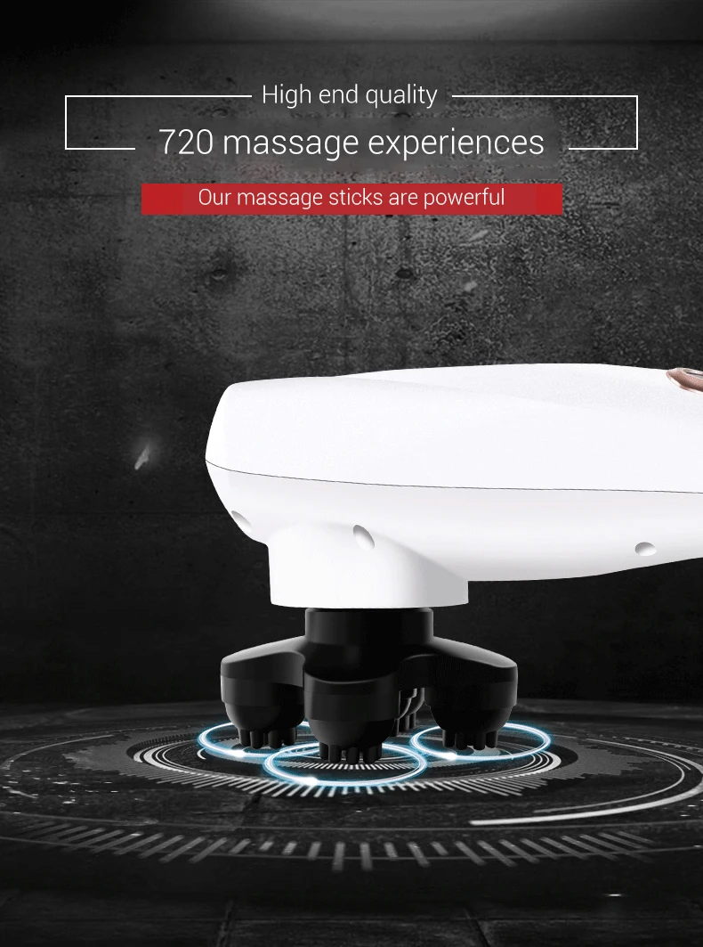 Новый массажер-Дельфин беспроводной электрический ручной массажный молоток для всего тела с вибрацией спины ног шеи плеч и