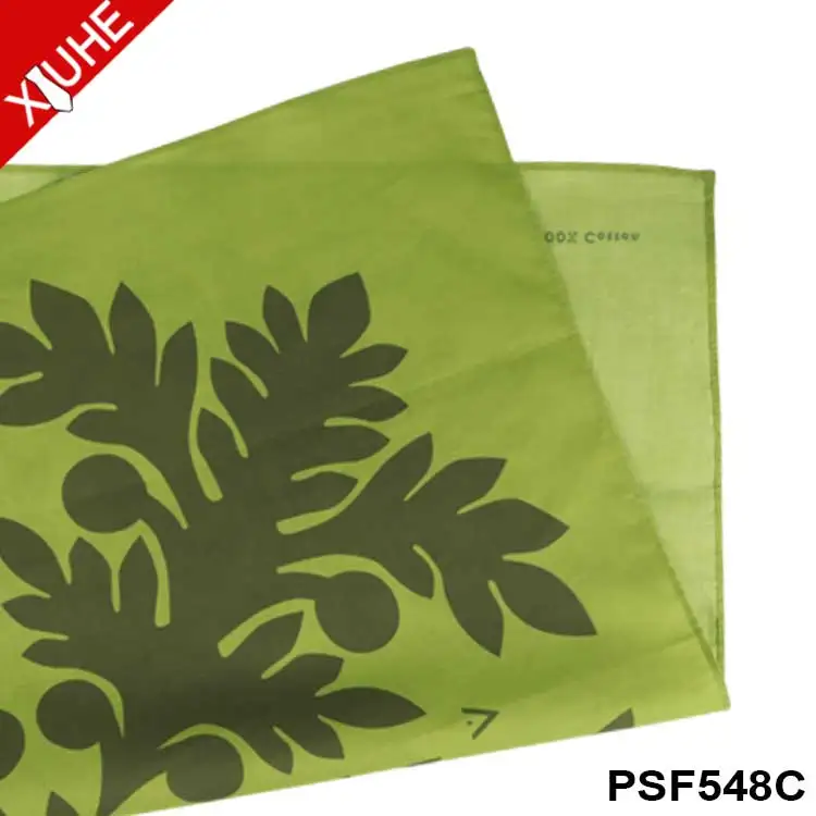 Fashion Customized Pocket Square Unique Pattern Red Mens Handkerchief Digital Printing 100% Cotton Bandana