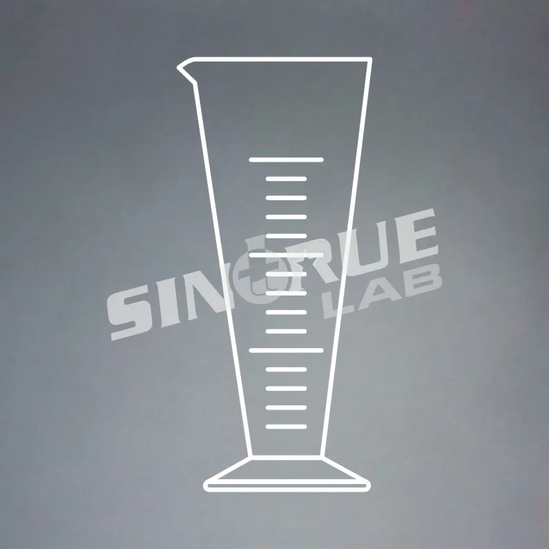 5ml-1000ml Lab Graduate Measuring Cylinder with Spout and Short Lines