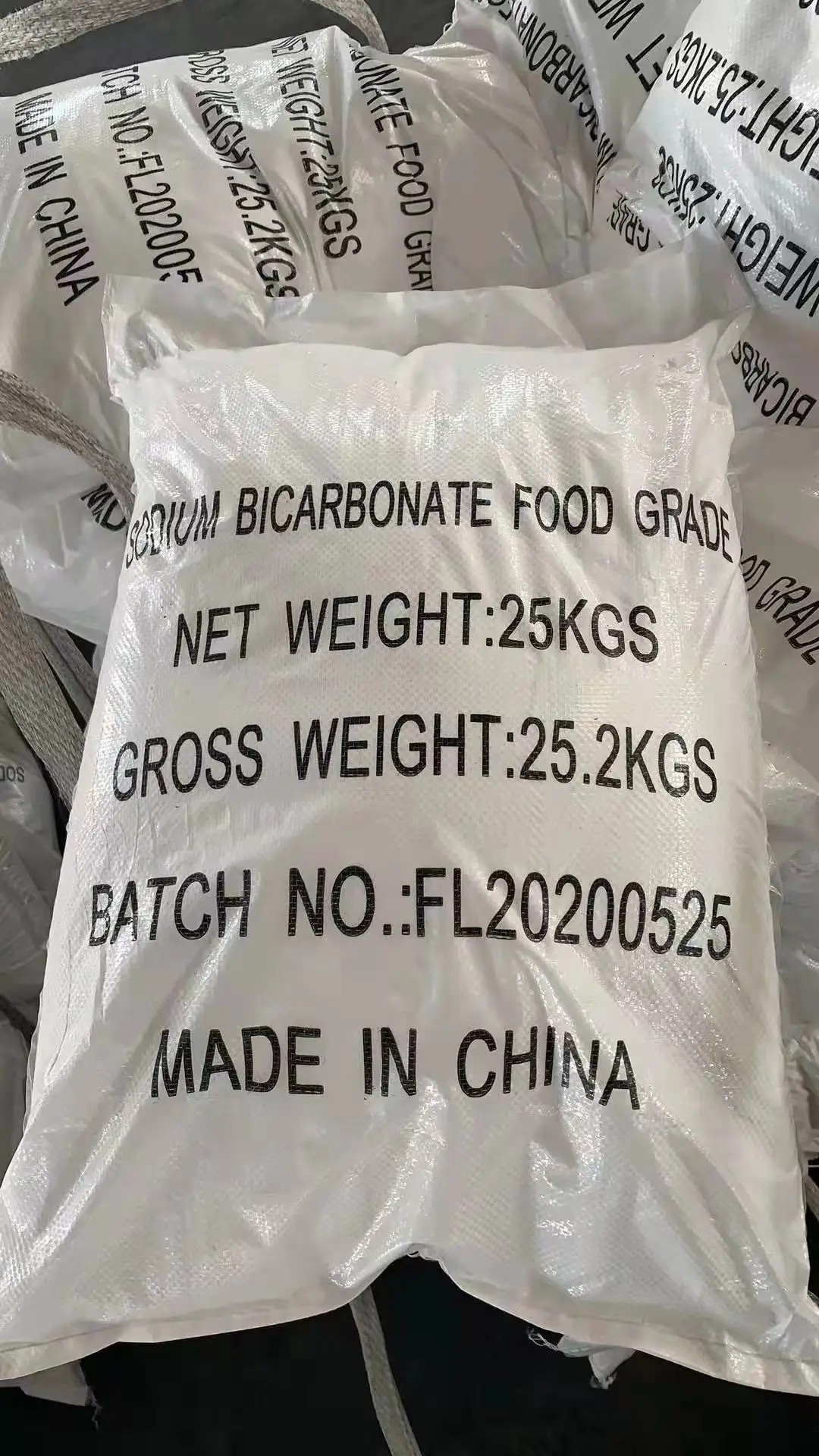 Food grade sodium bicarbonate, baking soda