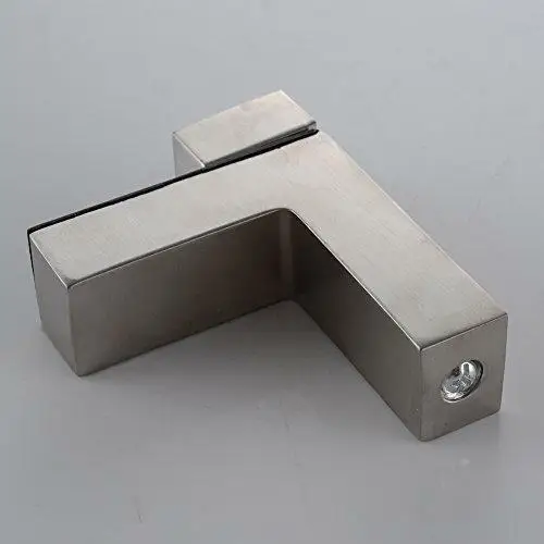 High Quality Zinc Alloy Wall Mounted Adjustable Glass Shelf Support Brackets