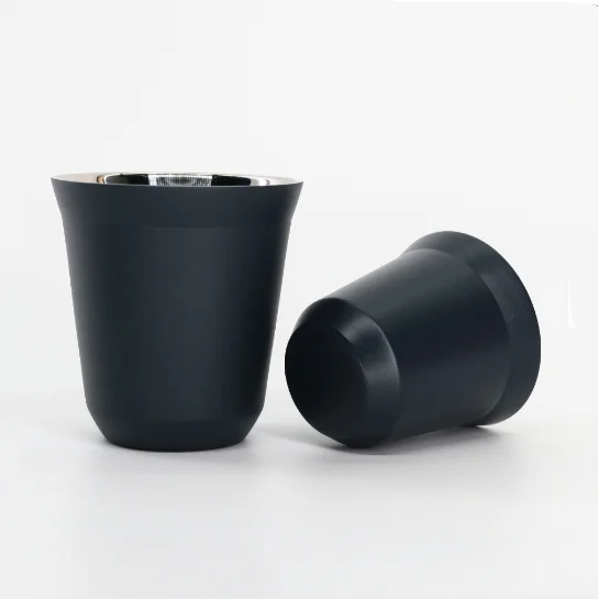 Espresso Cups Lungo Cups Set Espresso Gift Set Double Wall Thermally Insulated Capsule Coffee Mug Demitasse Cups