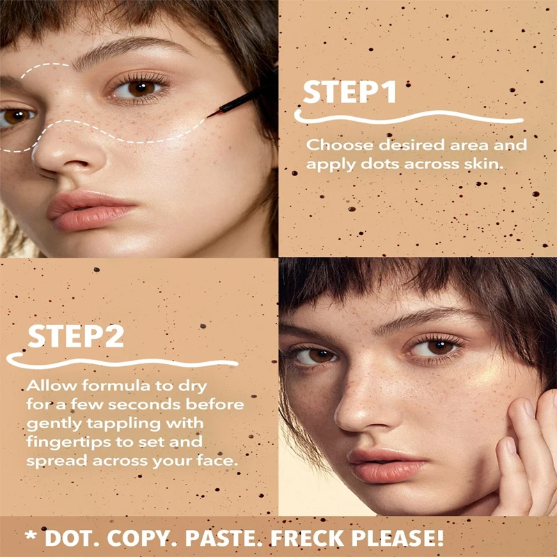 SHICELLE, ручка для веснушек, индивидуальный логотип, Oem, оптовая продажа, водонепроницаемая долговечная ручка для макияжа, веснушек