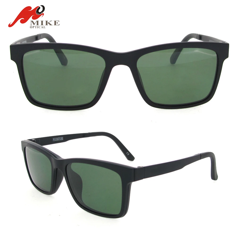 2020 Wholesale Ultem High Quality Polarized Clip On Sunglasses With Glasses Case