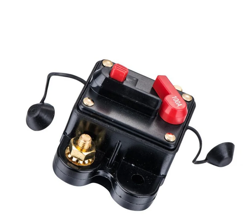 Автомобиль/лодка/велосипед аудио Предохранитель автоматический выключатель 50A 100A 150A AMP для DC 12 В водонепроницаемый