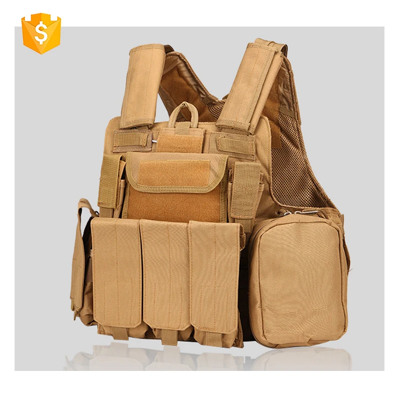 
Manufacturer Wholesale Quick Release Combat Protective Army Green Military Men Tactical Vest For Sale 
