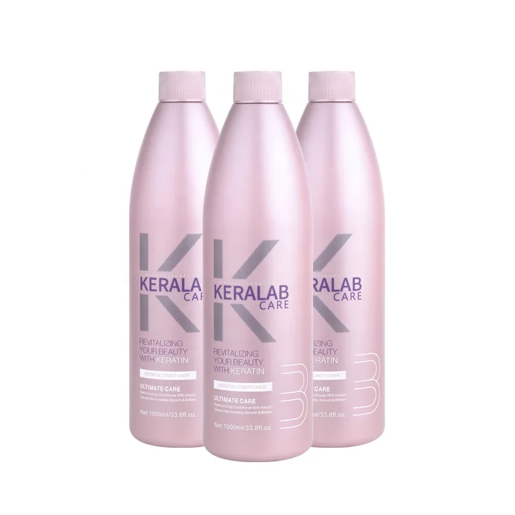 KERALAB Keratin Hair Shampoo Organic Deep Repair Damaged Protect Hair Color Shampoo and Conditioner Set