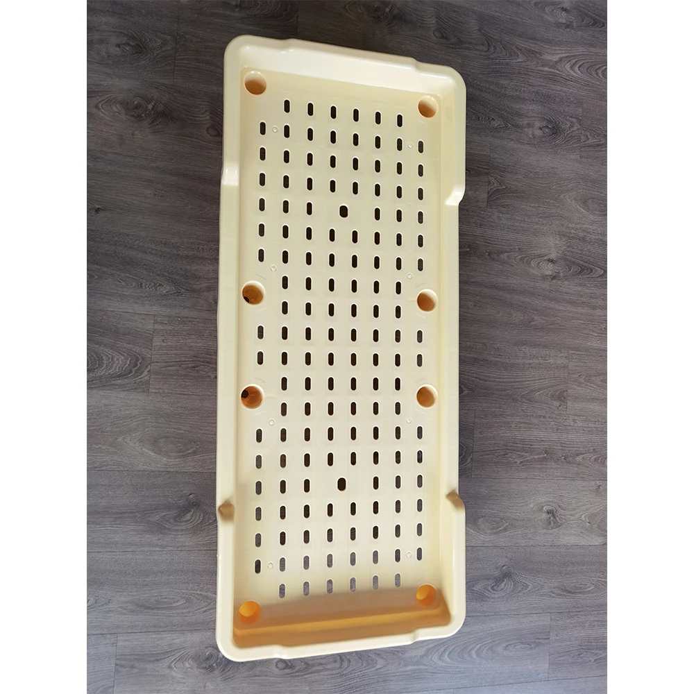 Hot Sale Plastic Child Bed Kindergarten Furniture Kids  Plastic Bed Stackable Portable Toddler Bed  For Kids