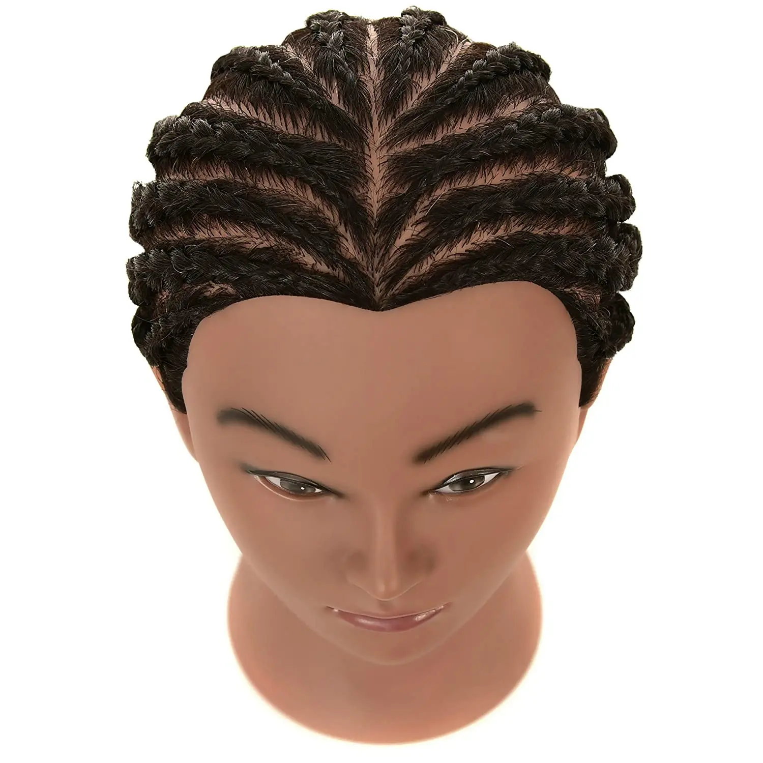 
Doll Heads With Stand For Display Practice Braiding Styling Training 100% Human Hair Mannequin Head 