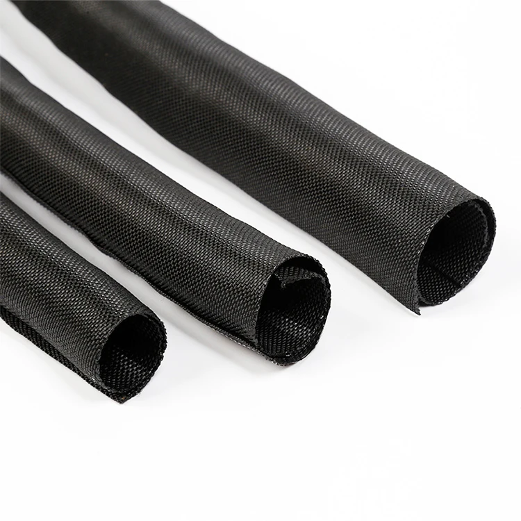 Customizable Self-Wrapping Braided Sleeves Wear-resistant dust-proof heat insulation Protecting Machines Automotive Wires