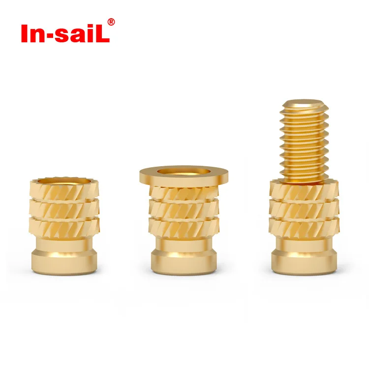 Plastic Bolt and Nut Ultrasonic Nut Plastic Insert Screw Designed for Thermoplastic Plastics